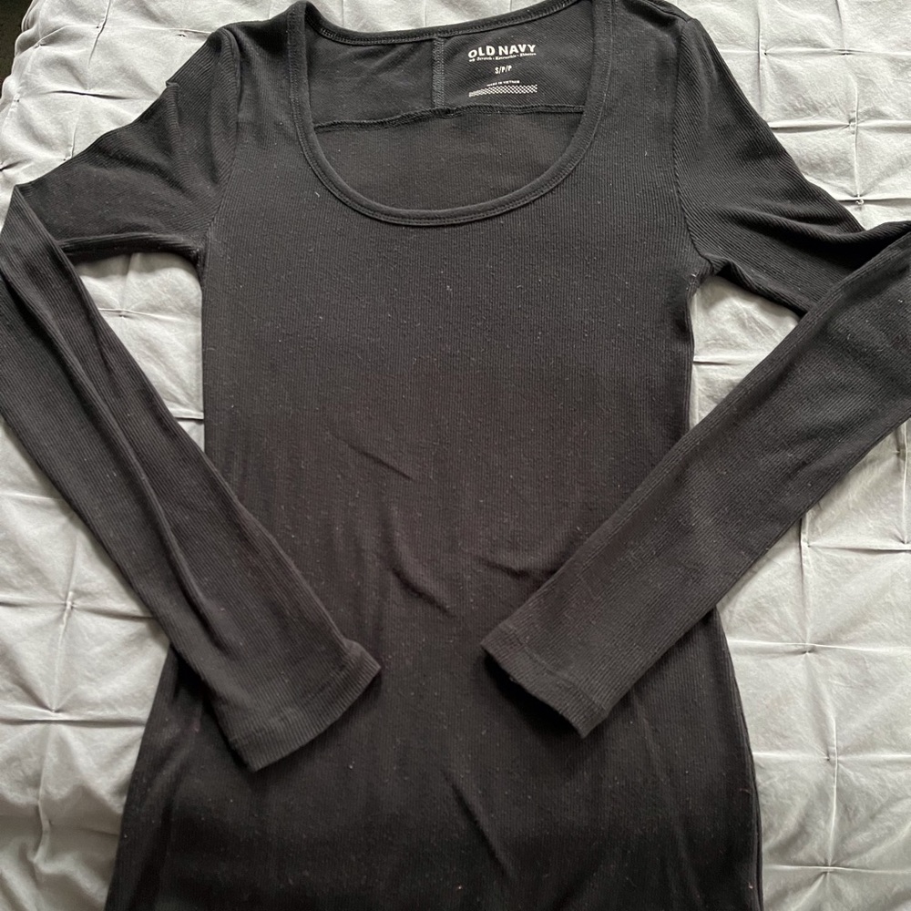 Old Navy Scoop Neck Long Sleeve Shirt (S)